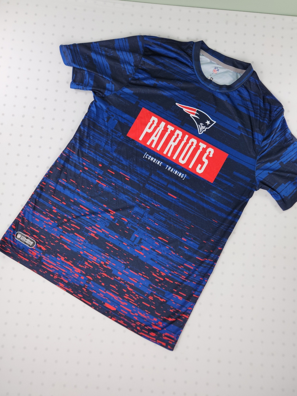 New England Patriots Combine Training Shirt Mens Medium Performance